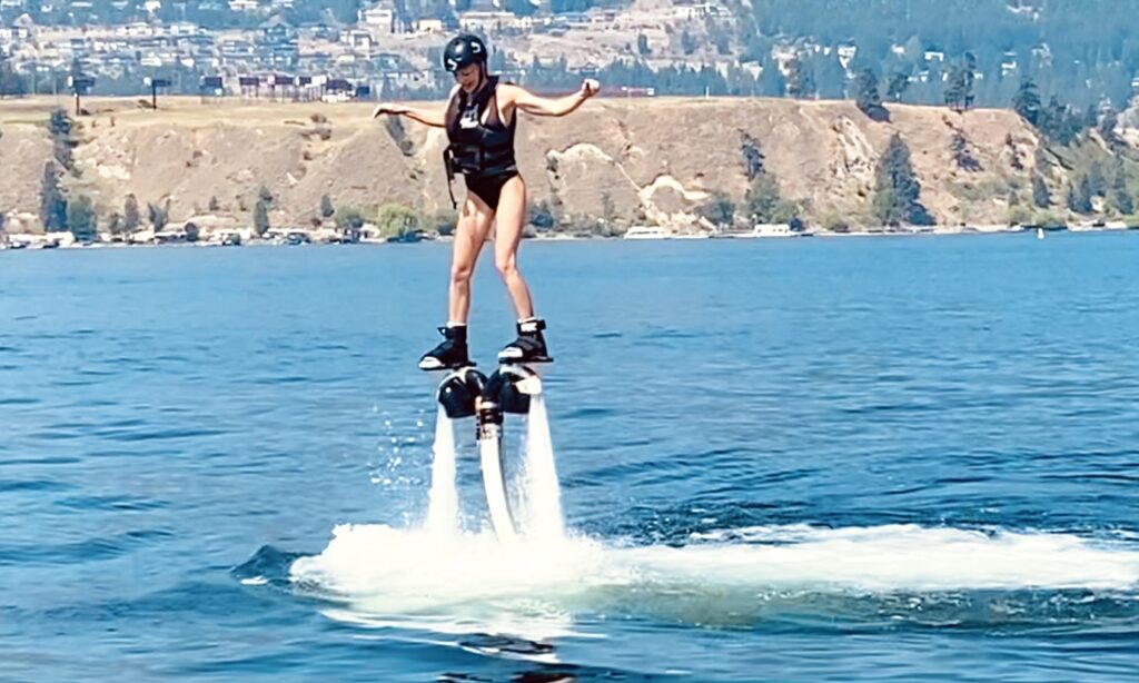 Cheryl Flyboarding